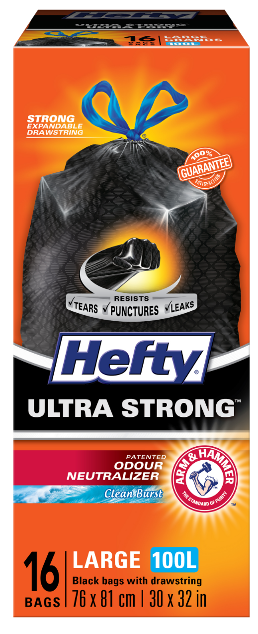 Hefty UltraStrong 77L 16ct