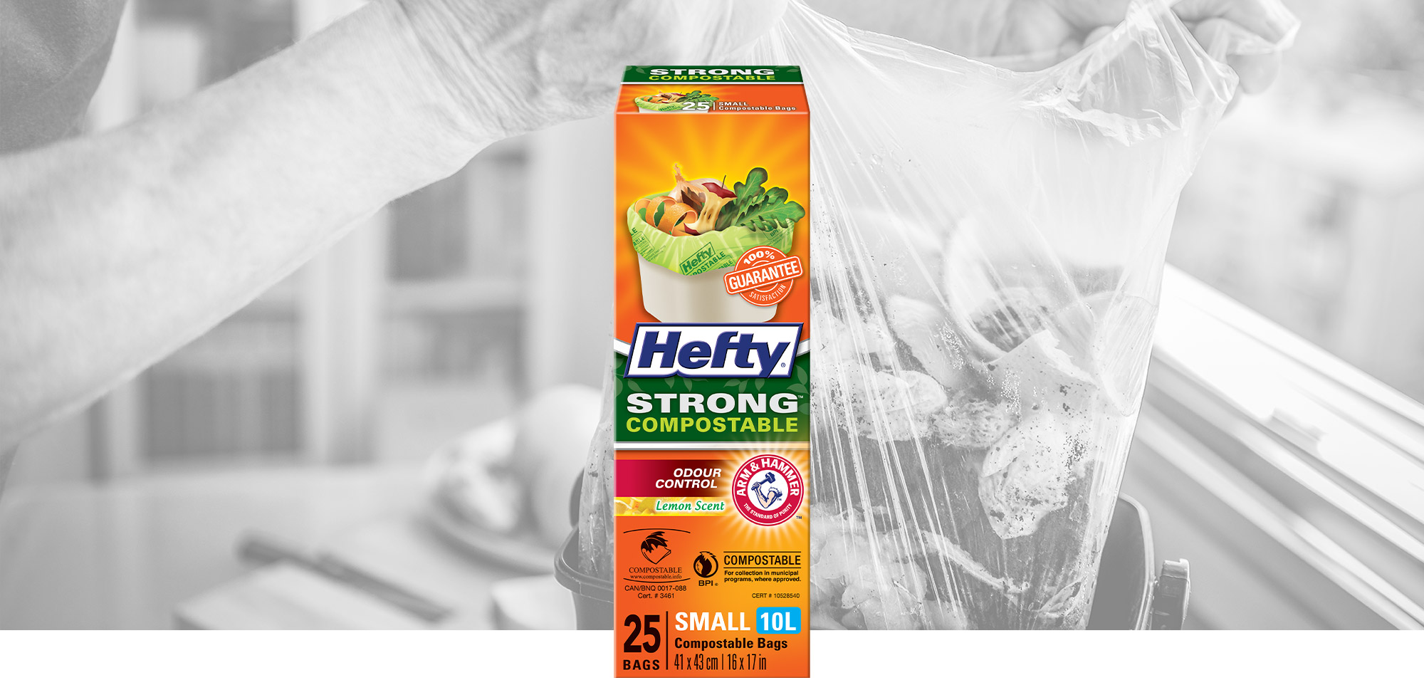 Hefty® STRONG™ Compostable Small Bags