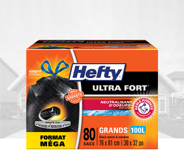 Hefty Ultra-Fort 120 sacs